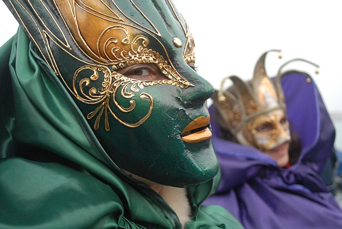 Maschera verde - Carnevale di Venezia