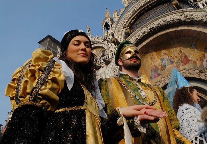 Coppia cortigiani - Carnevale di Venezia