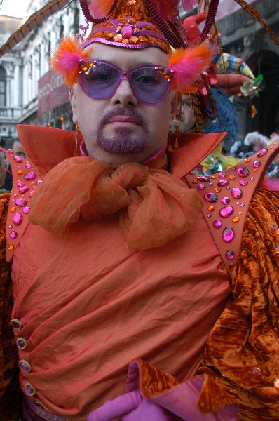 Cavaliere arancione - Carnevale di Venezia