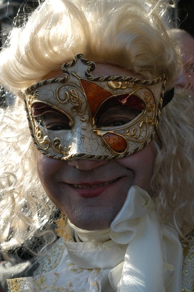 Cavaliere sorridente - Carnevale di Venezia