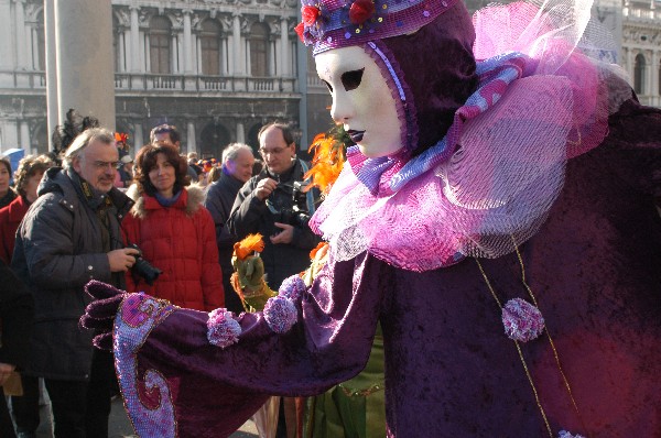 In velluto viola - Carnevale di Venezia