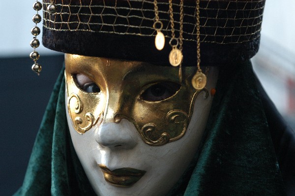 Maschera con pendagli - Carnevale di Venezia
