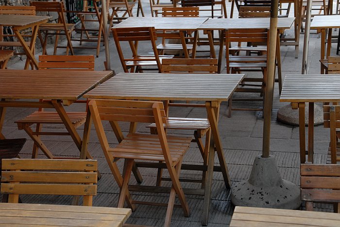 Tavoli e sedie - Fotografia di Corniglia - Le Cinque Terre