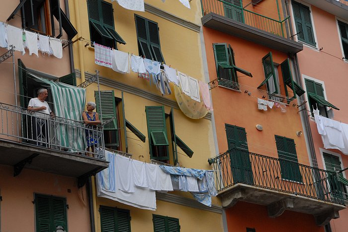 Balconi - Fotografia di Riomaggiore - Le Cinque Terre