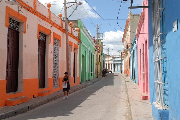 Case colorate - Fotografia di Camaguey - Cuba 2010