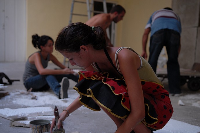 Ragazzi lavorando - Fotografia della Havana - Cuba 2010