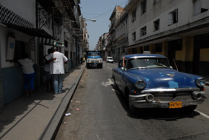 Taxi blu - Fotografia della Havana - Cuba 2010