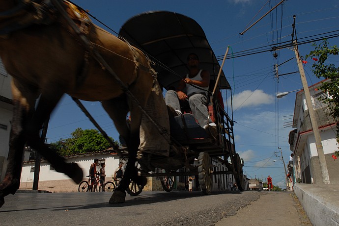 Carro con il cavallo - Fotografia di Santa Clara - Cuba 2010