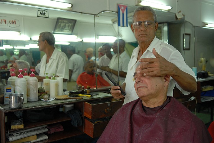Parrucchiere - Fotografia di Santiago di Cuba - Cuba 2010