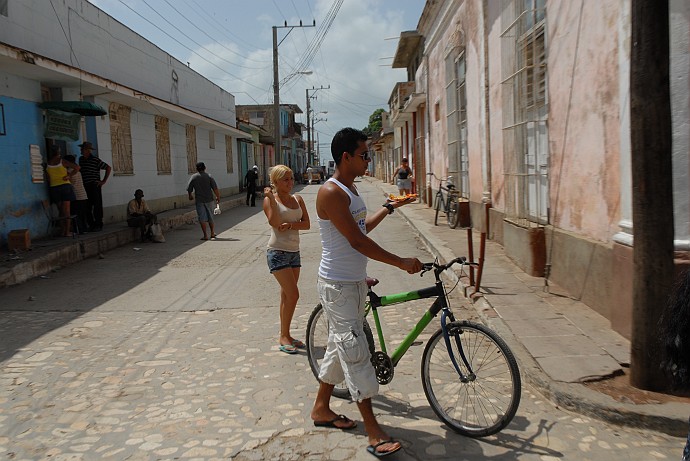 Bici pizza - Fotografia di Trinidad - Cuba 2010