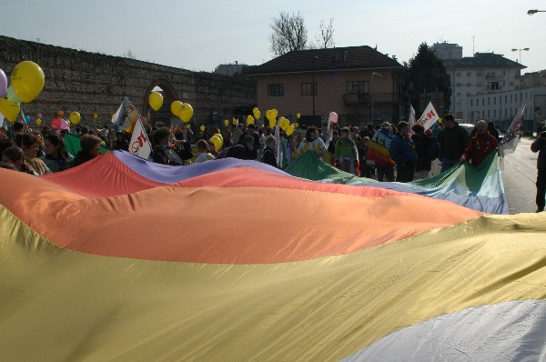 Manifestazione No Dal Molin - Fotografia 4 - Vicenza 17 febbraio 2007