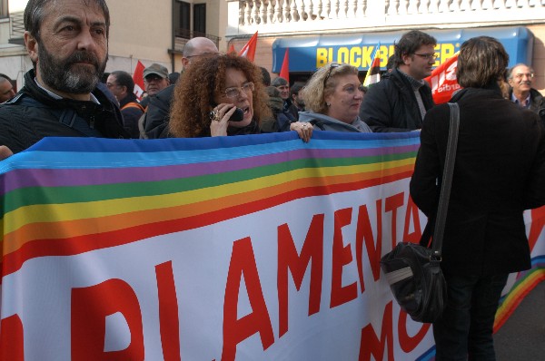Manifestazione No Dal Molin - Fotografia 32 - Vicenza 17 febbraio 2007