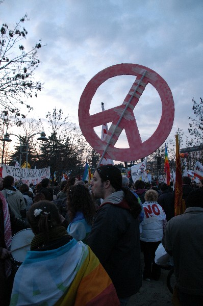 Manifestazione No Dal Molin - Fotografia 383 - Vicenza 17 febbraio 2007