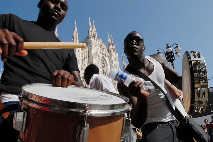 Fotografia - Percussioni in piazza Duomo