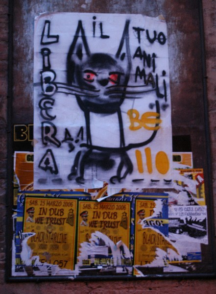 Libera il tuo animale - Murales di Bologna