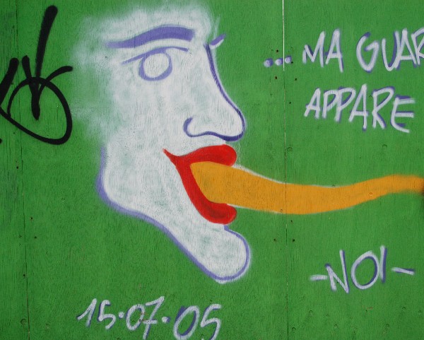 Lingua Gialla - Murales di Bologna