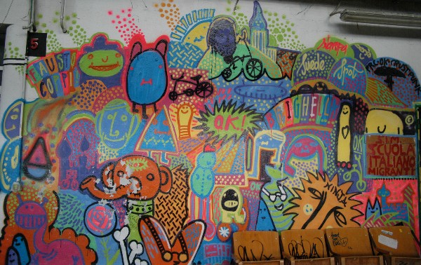 Multitudine colori - Murales di Bologna