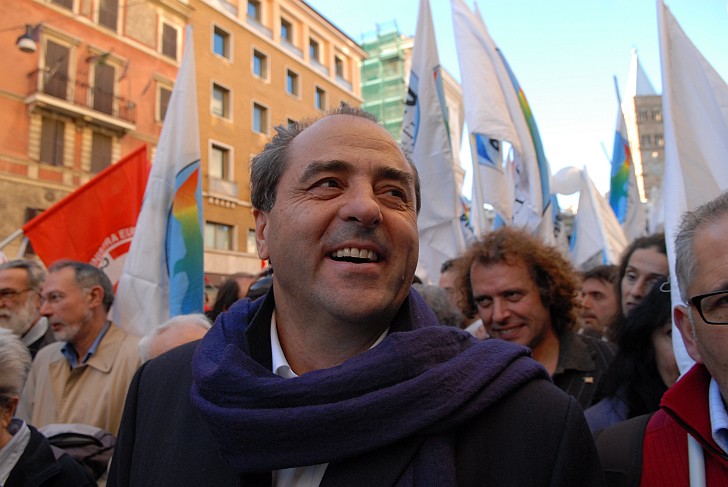 Di Pietro - Fotografia del No Berlusconi Day