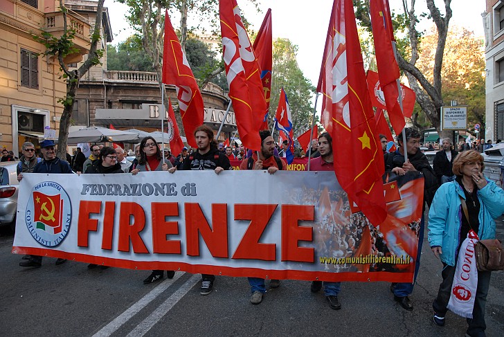 Firenze - Fotografia del No Berlusconi Day