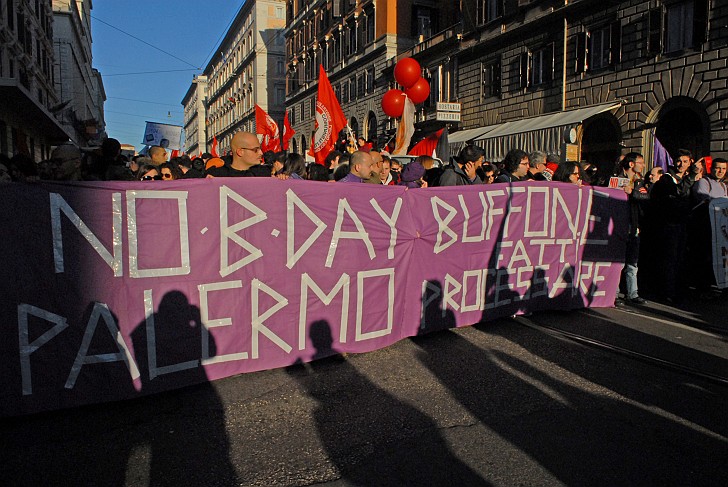 No B Day Palermo - Fotografia del No Berlusconi Day
