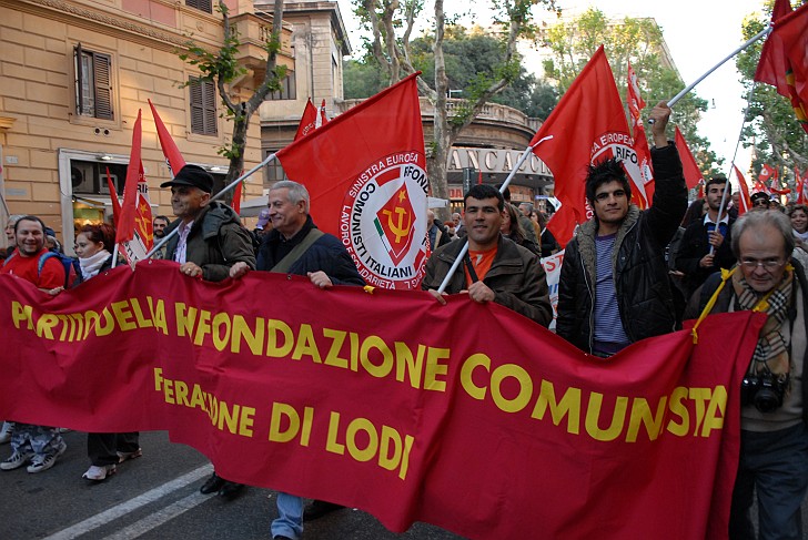 Rifondazione comunista - Fotografia del No Berlusconi Day