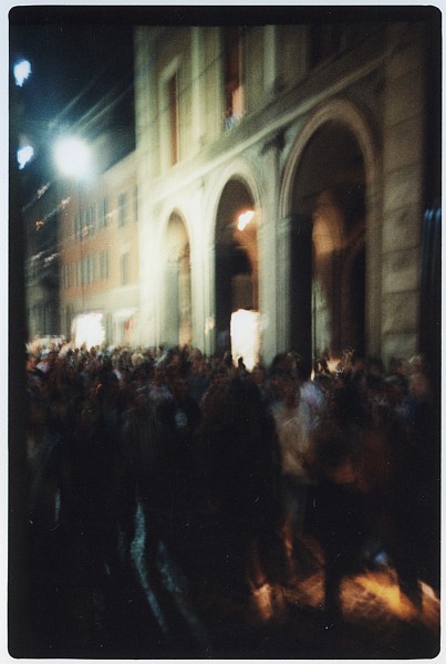 In via Castiglione :: Street Rave Parade - Bologna 1998