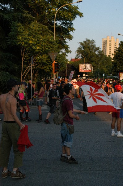 Bandiera tipo canadese :: Street Rave Parade