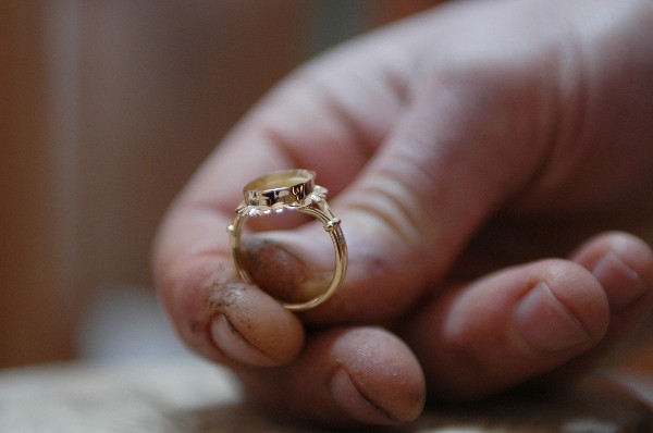 Anello dopo la lucidatura