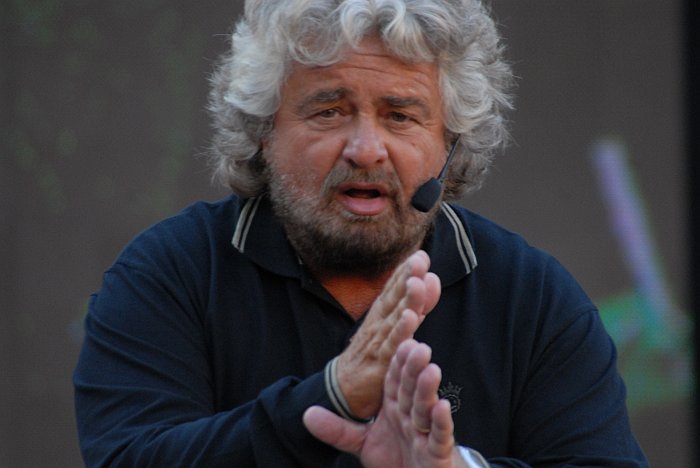 Fotografia Beppe Grillo V-Day
