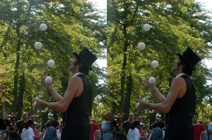Cinque - Foto 3D :: Buskers Pirata Bologna 2010