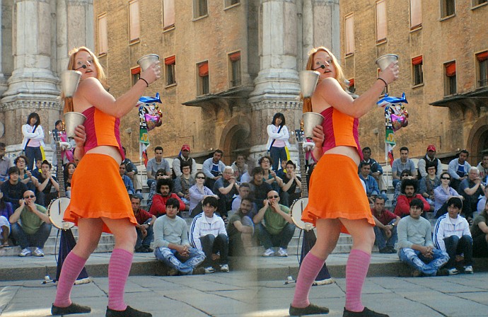 Coppe - Foto 3D :: Buskers Pirata Bologna 2010