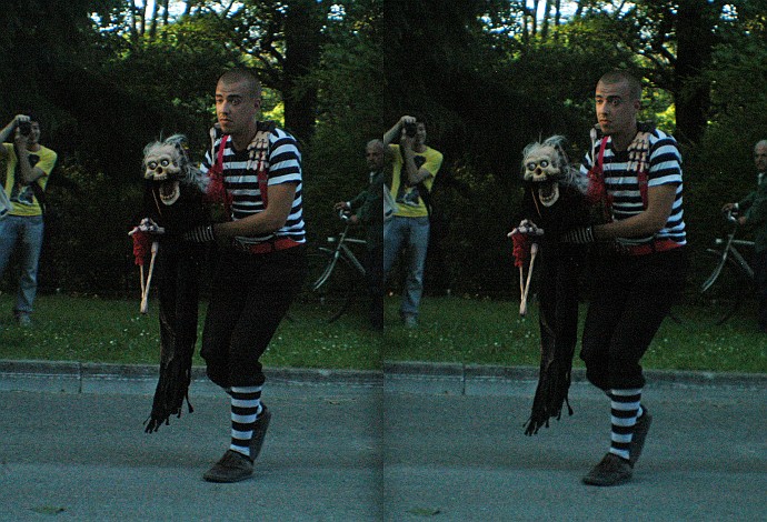 El bechin - Foto 3D :: Buskers Pirata Bologna 2010