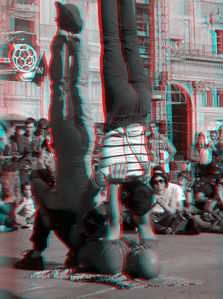 Equilibrio - Foto 3D :: Buskers Pirata Bologna 2010
