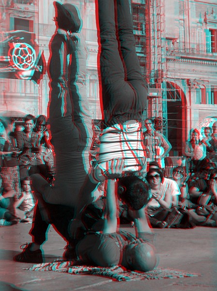 Equilibrio - Foto 3D :: Buskers Pirata Bologna 2010