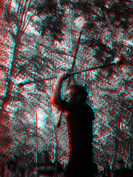 Fuochi - Foto 3D :: Buskers Pirata Bologna 2010