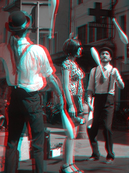 Giocoleria - Foto 3D :: Buskers Pirata Bologna 2010