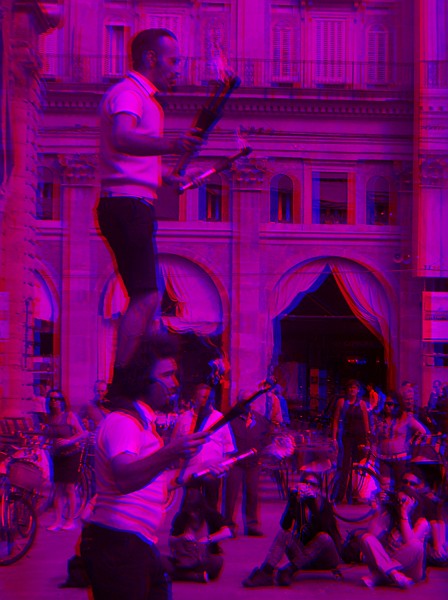 Giocolieri - Foto 3D :: Buskers Pirata Bologna 2010