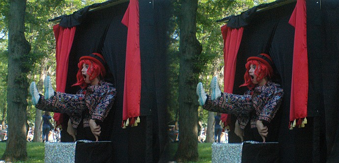 Illusionisti - Foto 3D :: Buskers Pirata Bologna 2010