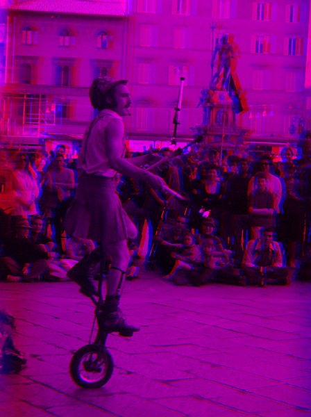 Nettuno - Foto 3D :: Buskers Pirata Bologna 2010