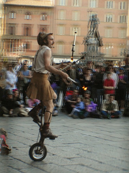 Nettuno - Foto 3D :: Buskers Pirata Bologna 2010