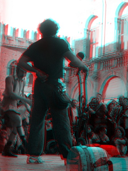 Pronti per il salto - Foto 3D :: Buskers Pirata Bologna 2010