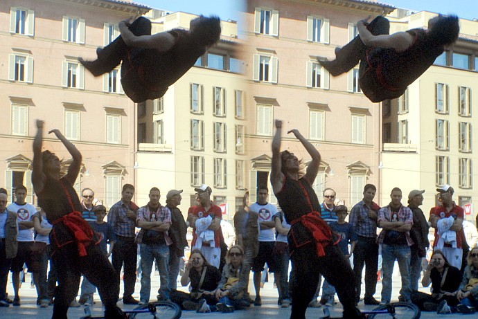 Salto - Foto 3D :: Buskers Pirata Bologna 2010