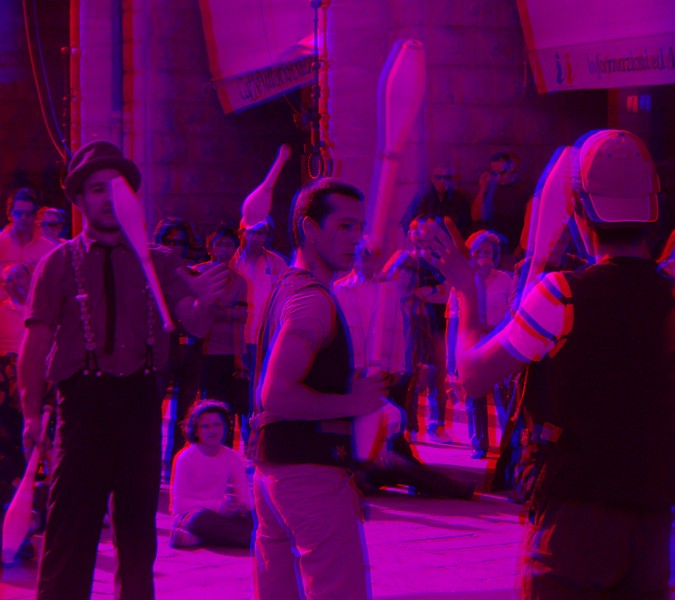 Tre - Foto 3D :: Buskers Pirata Bologna 2010