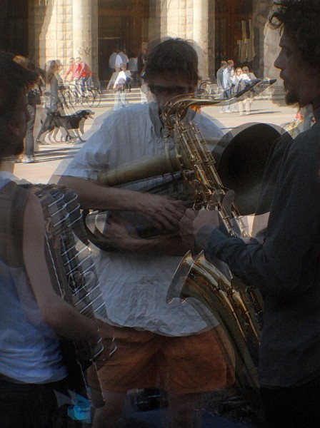 Trio - Foto 3D :: Buskers Pirata Bologna 2010