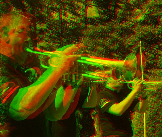 Trombe - Foto 3D :: Buskers Pirata Bologna 2010