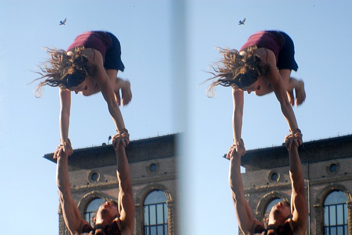 Volo - Foto 3D :: Buskers Pirata Bologna 2010