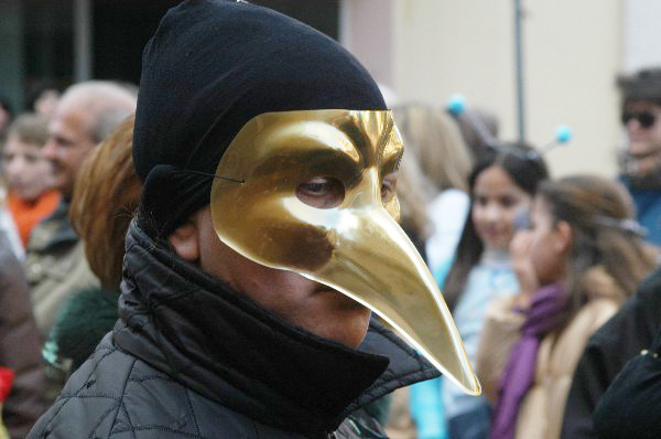 Maschera corvo - Carnevale di Soverato