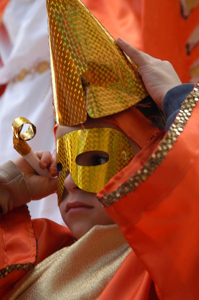 Maschera oro - Carnevale di Soverato
