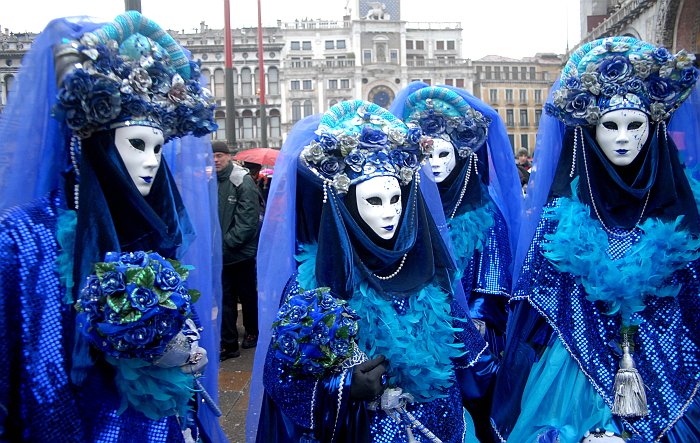 Azzurro - Carnevale di Venezia