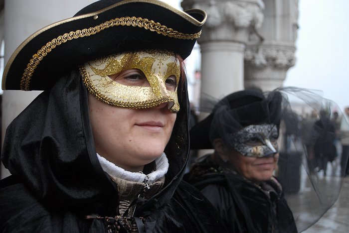 Maschera Gold - Carnevale di Venezia